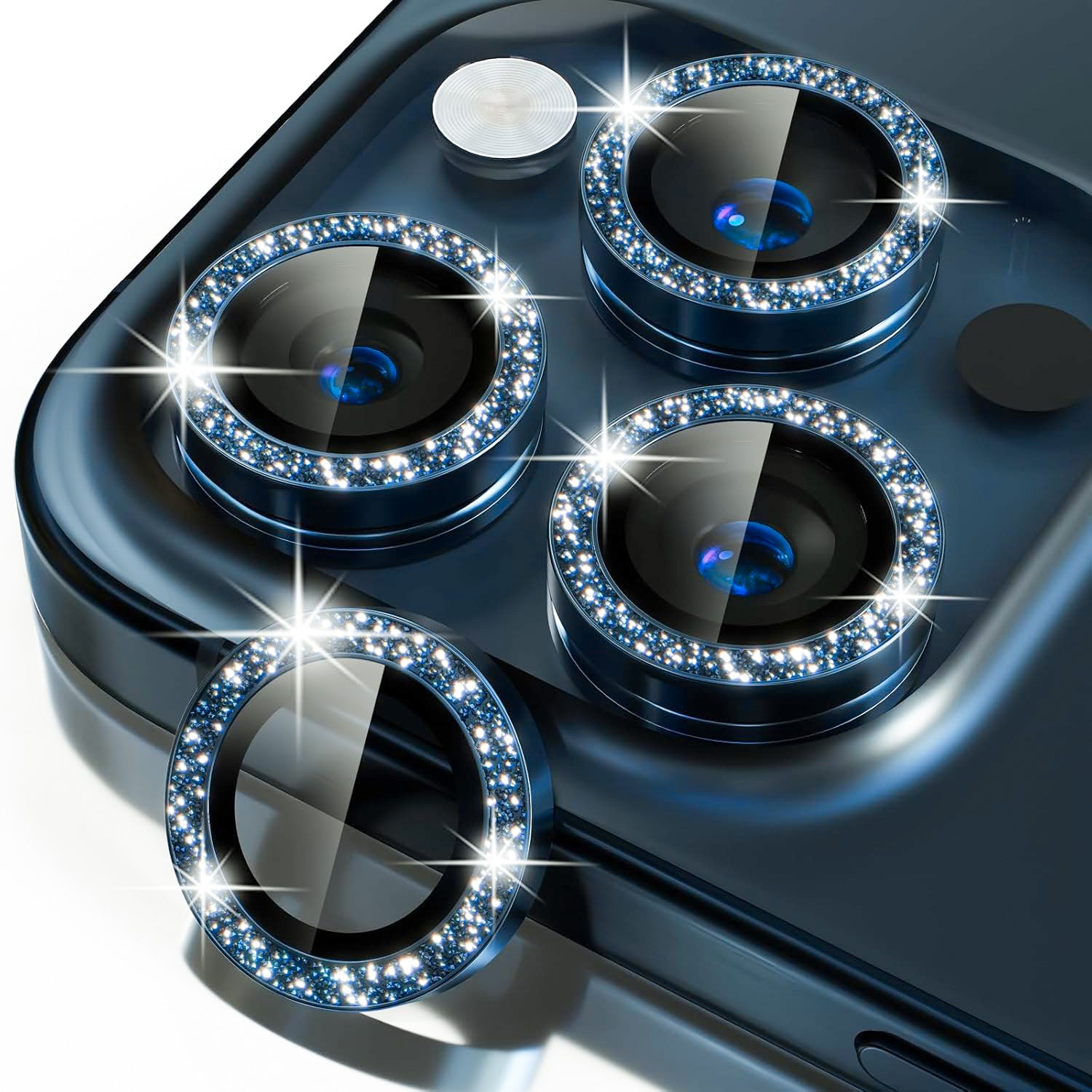 iPhone 16 Sparkling Diamond-Inspired Cell Phone Lens Protectors